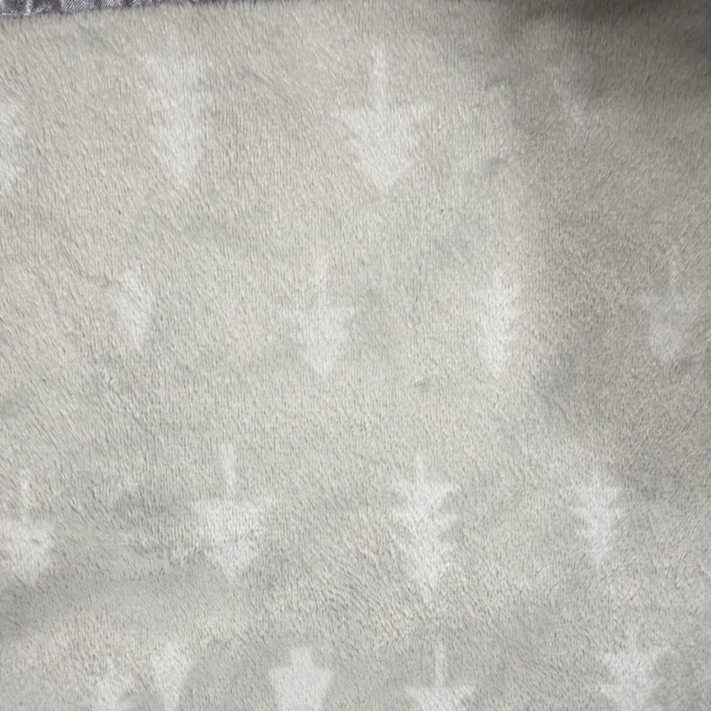 Cloud Island Gray Bear Tree Plush Security Baby Blanket Satin Trim 30x27